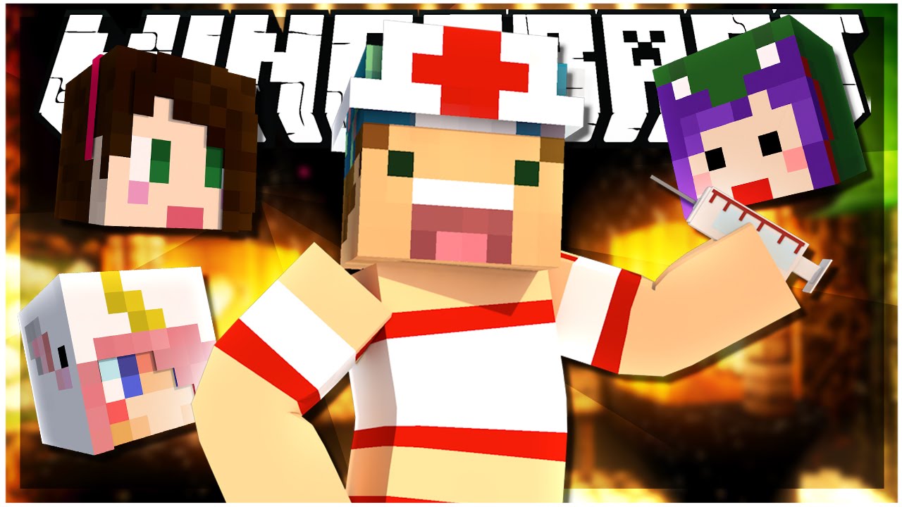 I'M A SEXY NURSE?! | SPOOKY ISLAND HALLOWEEN MAP w/ IHASCUPQUAKE, STACY & LDSHADOWLADY! | Minecraft