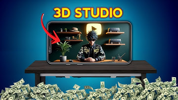How To Create 3D Studio In Mobile || Create 3D Studio In Capcut With Pixcellab 🔥✔️