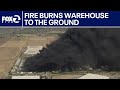 Tracy warehouse fire burns out of control | West Coast Wrap