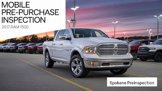 2017 Ram 1500 pre-purchase inspection