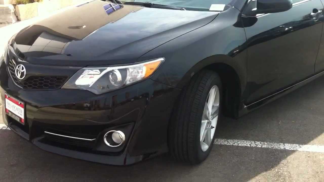 2012 Toyota Camry Se Attitude Black Outside Walk Around Shawn Stittleburg