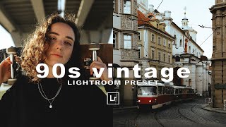 90s Vintage Retro Analog Film Camera | Free Lightroom Preset Tutorial for Mobile and Desktop CC screenshot 3