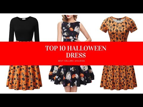 Fenxxxl Womens Halloween Dress Vintage 1950s Rockabilly Lace Cocktail Swing Scary Bat Pumpkin Dress