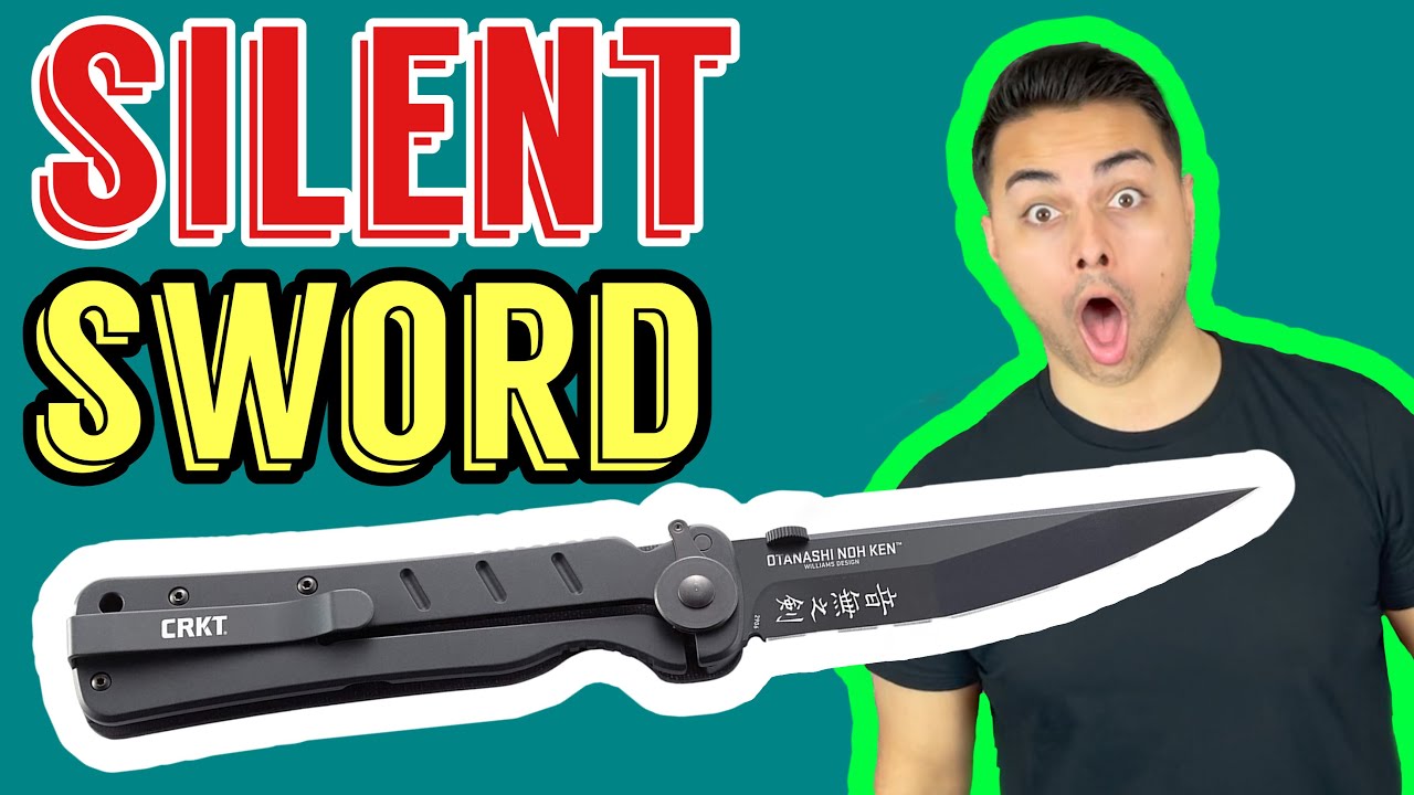 Folding SAMURAI Sword EDC?! CRKT Otanashi Noh Ken Gear Review