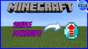 Simple Power Ups In Minecraft Using Commands | Xbox One, PS4, Windows 10, MCPE
