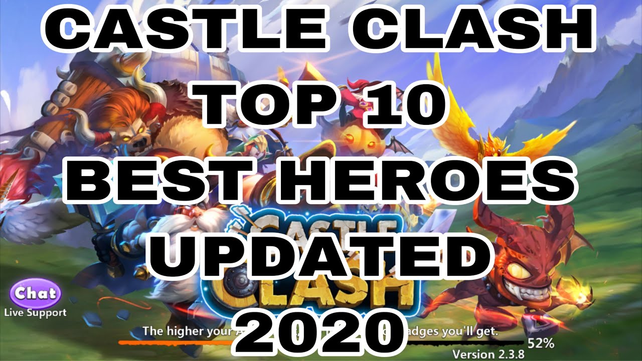 Castle Clash Top 10 Best Heroes Updated in 2020