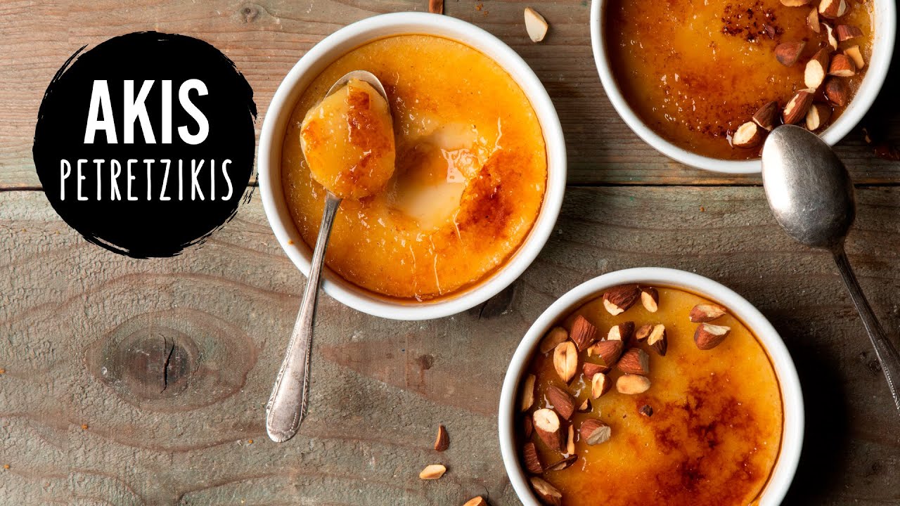 Веганский крем-брюле | Акис Петретзикис