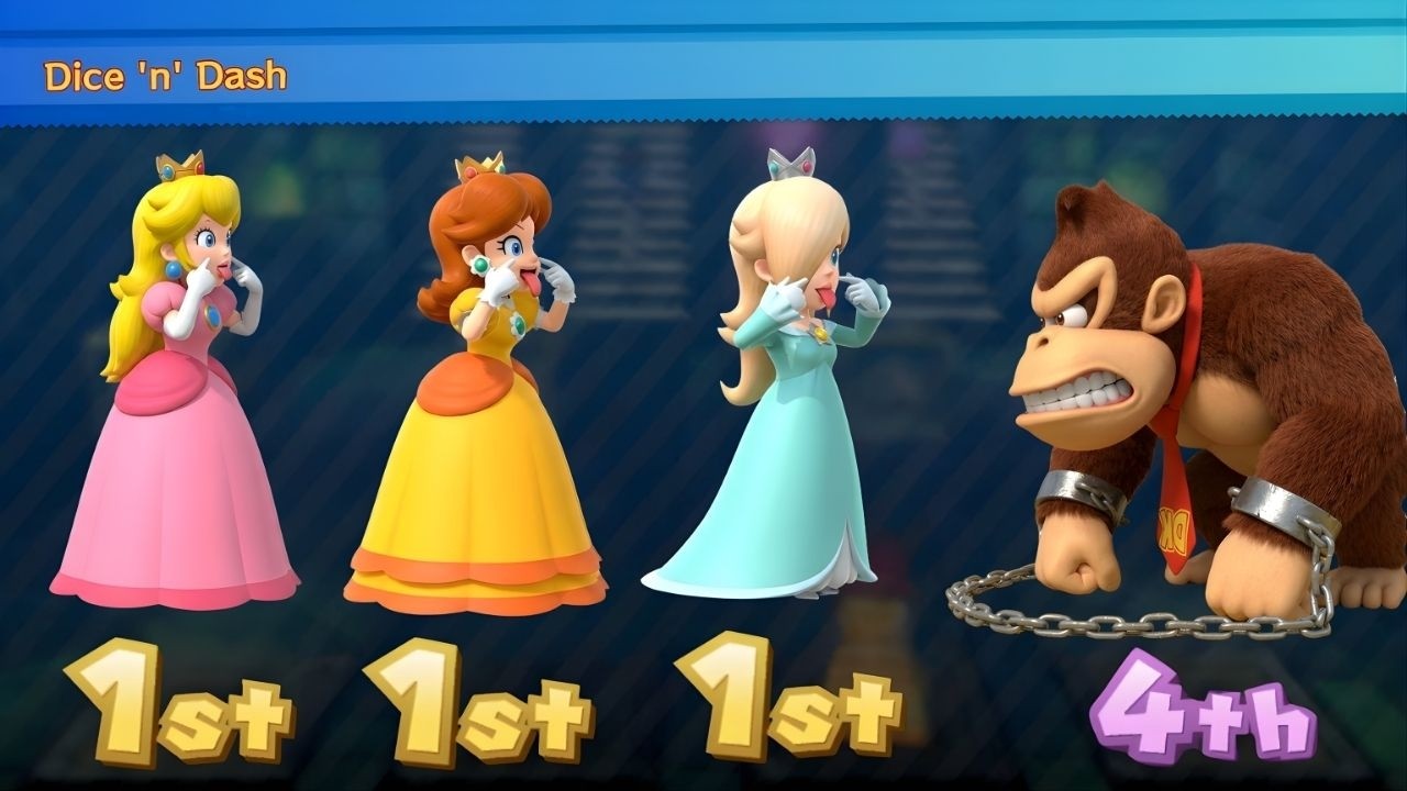 マリオパーティ10 :ミニゲームバトルピーチ Vs マリオ Vs ロゼッタ Vs