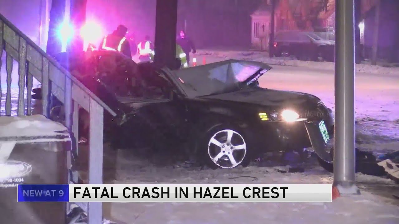 2 people dead after car crash in Hazel Crest - YouTube