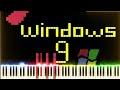 All Windows Logos on Piano - DARK Midi