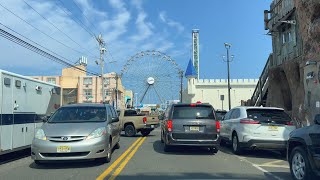 Driving Jersey Shore from Point Pleasant to Seaside Heights