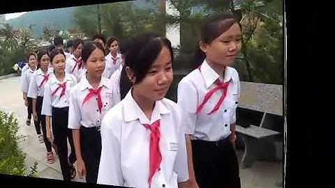 VIDEO CLIP THIẾU NHI CÁC DÂN TỘC HÁT QUỐC CA TẠI CÁC ĐỊA CHỈ ĐỎ  CỦA LIÊN ĐỘI TRƯỜNG THCS HOÀI HẢI