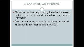 How networks are structured |how networks are structured?
