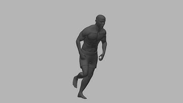Game Animation - Locomotion Human Run Loop (3ds Max and Maya