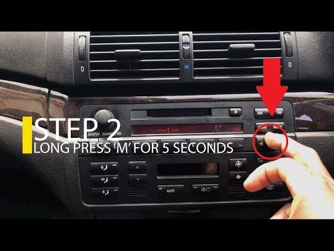 BMW BUSINESS MD RADIO | How to program it step-by-step, view hidden menu and change region E90