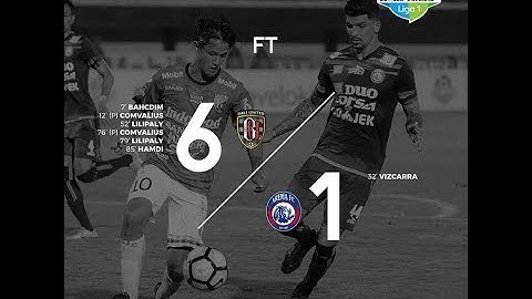 [HIGHLIGHT & GOAL] BALI UNITED VS AREMA CROUNUS 6-1