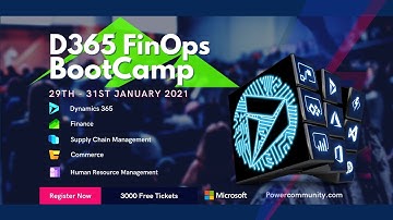 Dynamics 365 FinOps Community Bootcamp 2021