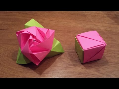 How To Make an Origami Magic Rose Cube (Valerie Vann)