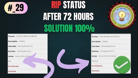 #_29 AKTU Exam Form Payment Status RIP Solution. After 72 Hours Waiting Payment Not Success Solution