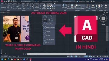 What Is Circle Command In AutoCAD | Use Of Circle Command | AutoCAD Tutorial 2024 | By AutoCADWallah
