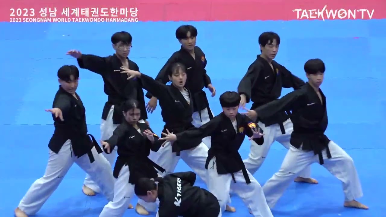 2023 성남 세계태권도한마당 3일차 태권체조 주니어 2~3 결선 (국내) 23.07.23