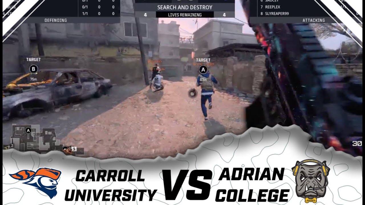 Adrian Cod Carroll University vs Adrian College | CoD MWIII Spring Season '24 ...