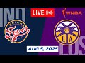 WNBA LIVE! Indiana Fever vs Los Angeles Sparks August 5, 2025 | 2025 WNBA Season Live 2K