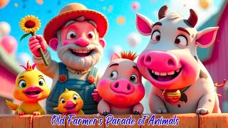 Farmer's Song | Old Farmer’s Parade of Animals | Kid's Song | Kidsjourney