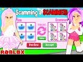 I SCAMMED The BIGGEST SCAMMER In Adopt Me! Catching A Scammer In Adopt Me!