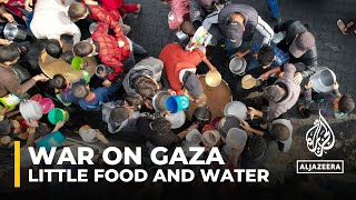 Harsh living conditions in Gaza: Displaced Palestinians have little food and water