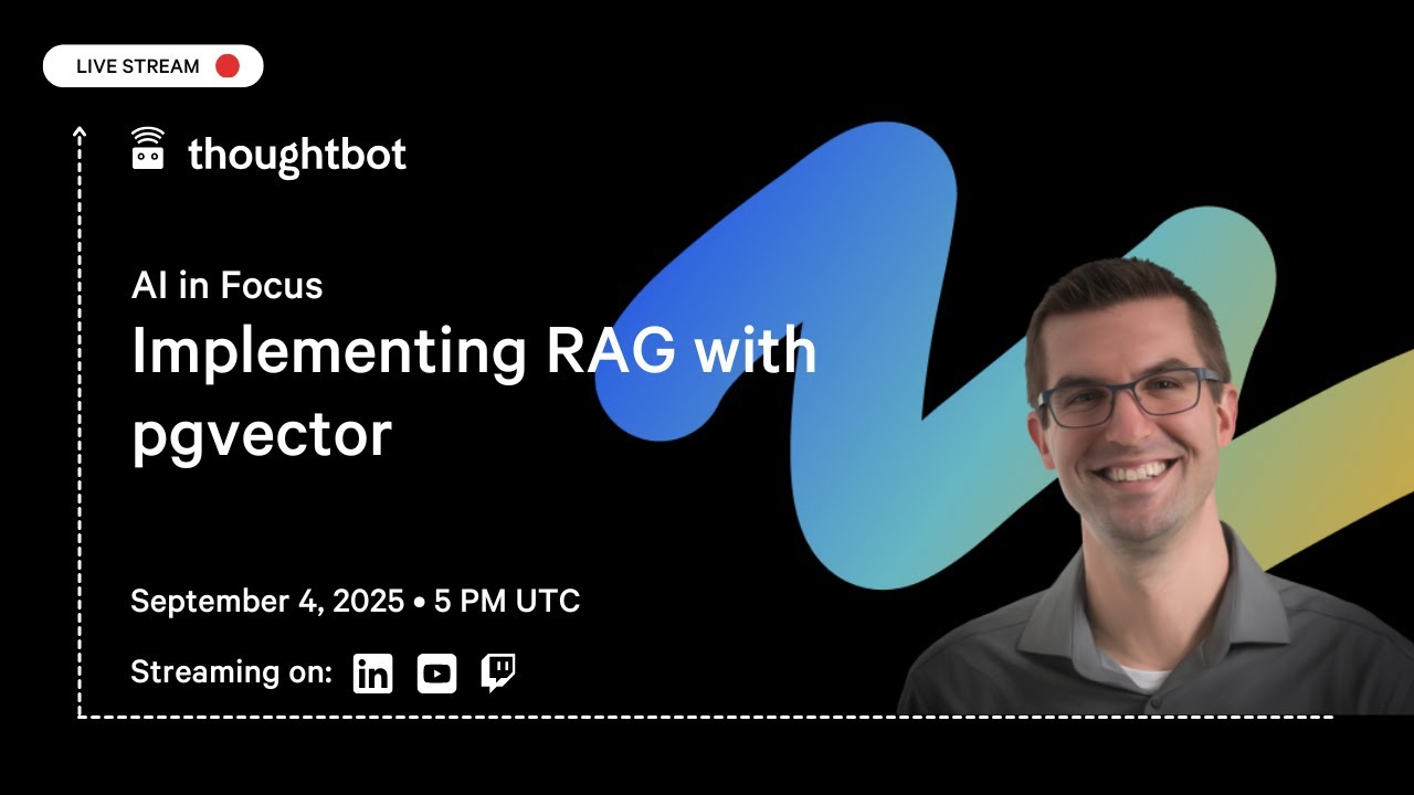 Implementing RAG with pgvector - YouTube