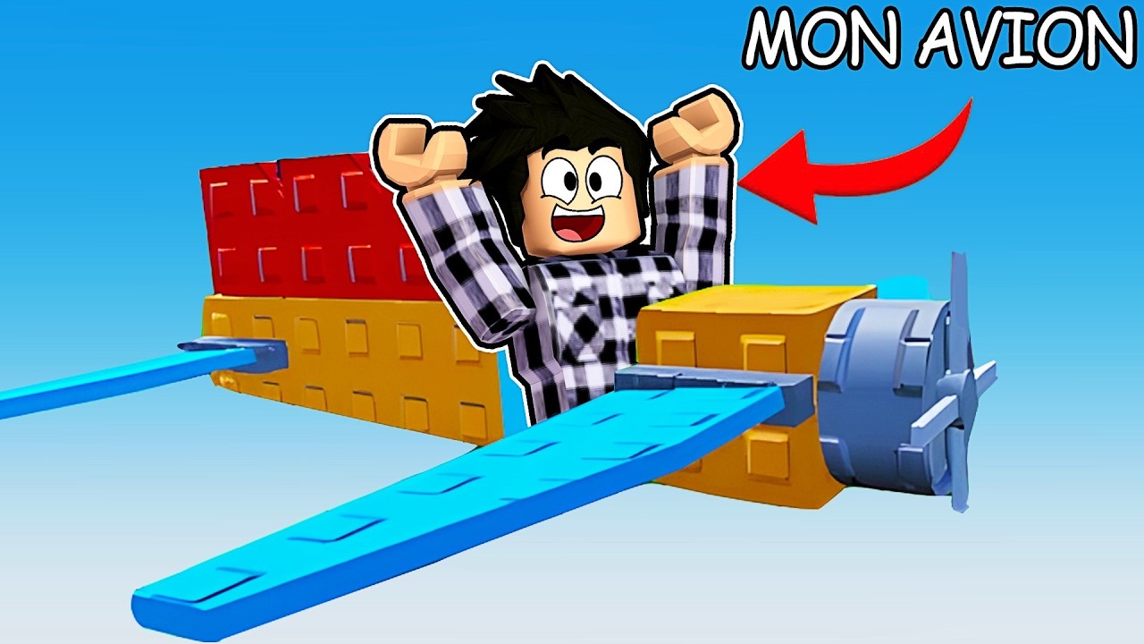 J’ai Construit l’AVION le plus RAPIDE dans CONSTRUIRE UN AVION ROBLOX !