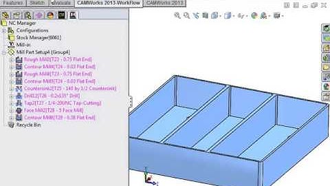 02 CAMWorks 2 5 Axis Milling   08 Generate Operation Plan