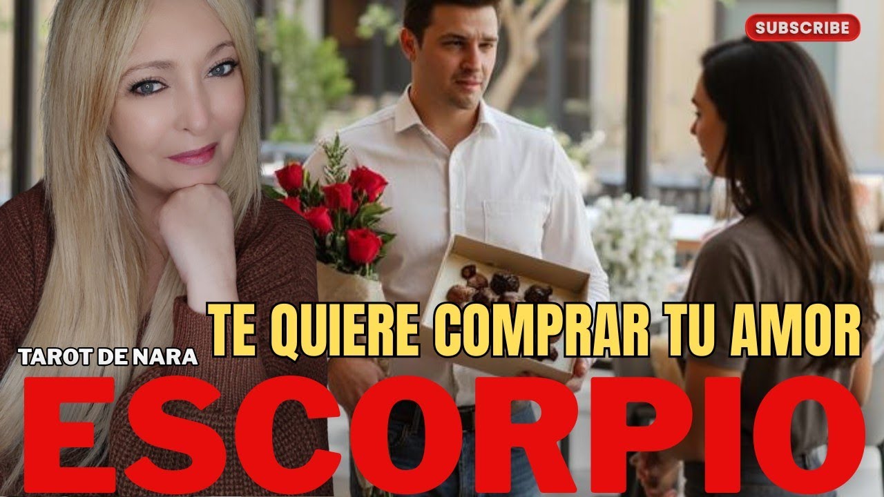 ESCORPIO♏¡TE VA A PROMETER COSITAS QUE NO TE VA A DAR!¡TIENE UN ...