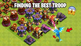 Finding The Best Troop In clash of clans