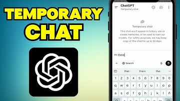 How to Create Temporary Chat on ChatGPT (Quick & Easy)