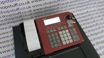 Casio SE-S100 Cash Register 1st Use Instructions How To Program Set Up Out The Box Instructions
