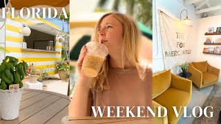 FLORIDA WEEKEND IN MY LIFE VLOG - driving to Anna Maria Island, trying new coffee shops, mini golf