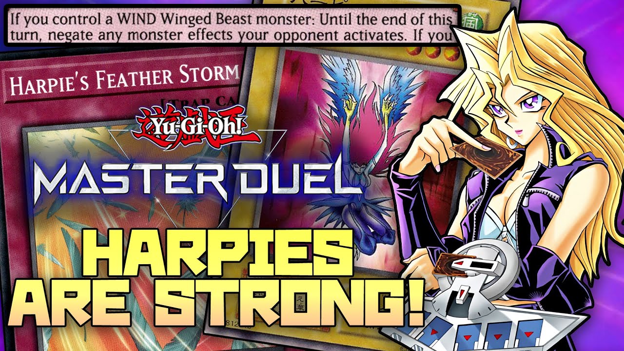 harpy card New 2022 Harpies only need 1 card to WIN! | Yu-Gi-Oh! Master Duel