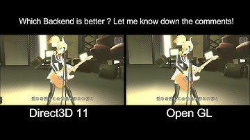 [PPSSPP] Project Diva Extend - End of Solitude  Backend Comparison