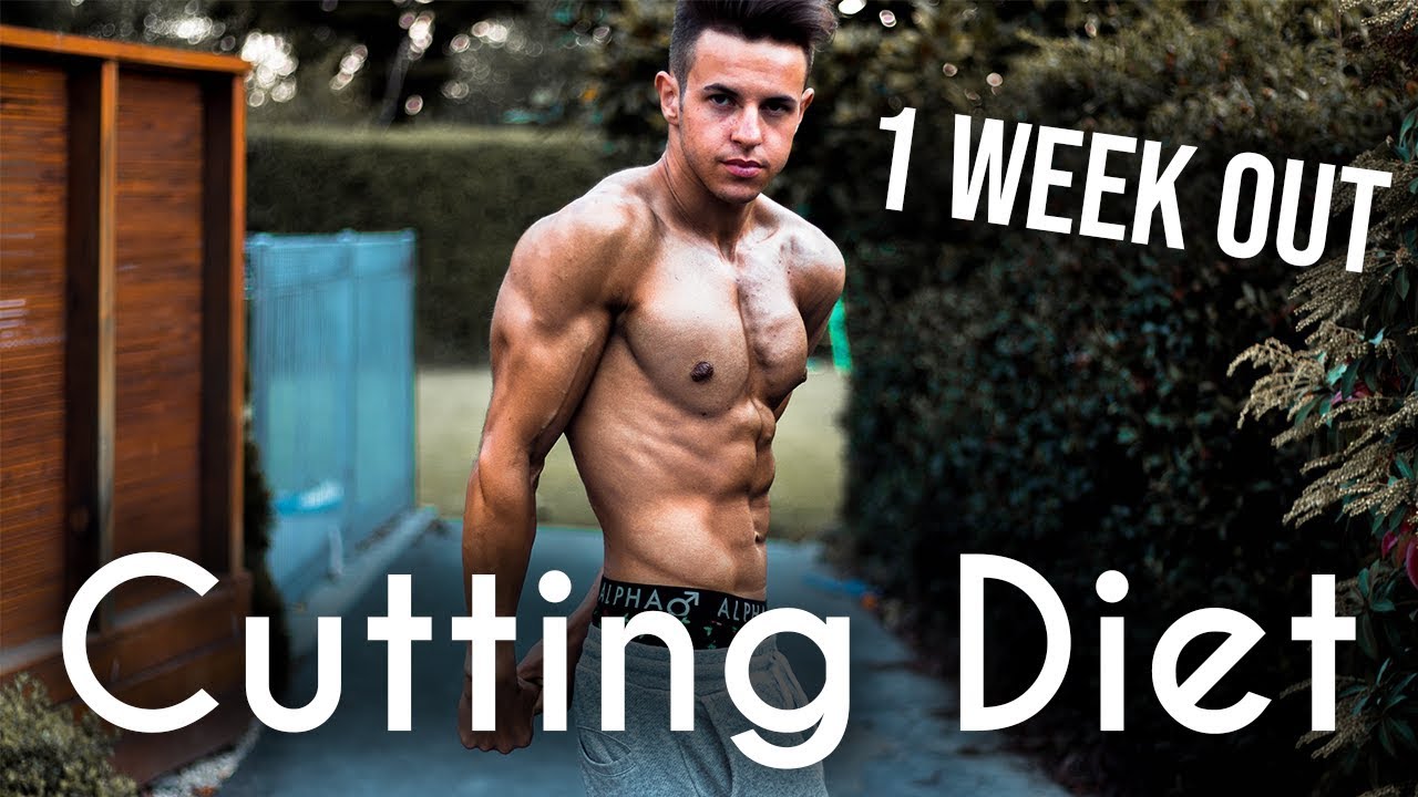 MY CUTTING DIET: Full day of eating meal by meal | 1 Week Out - YouTube