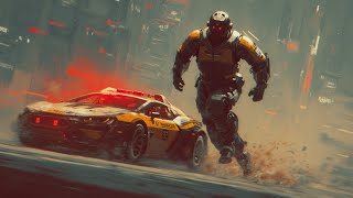 Cybernetic Patrol Synthwave Mix ~ Retro Electro Background Music for Focus