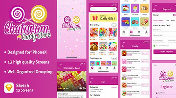 Chatoram - Sketch UI Kit Template | Themeforest Website Templates and Themes