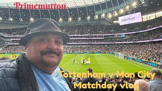 Tottenham 0-2 Man City Premier League Matchday Vlog, 1 game away from 4 titles in a row.