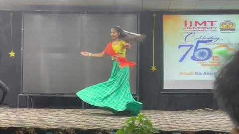 Nidhi Dance Performance ⏯ Dash Rangila 🇮🇳 IIMT University Meerut