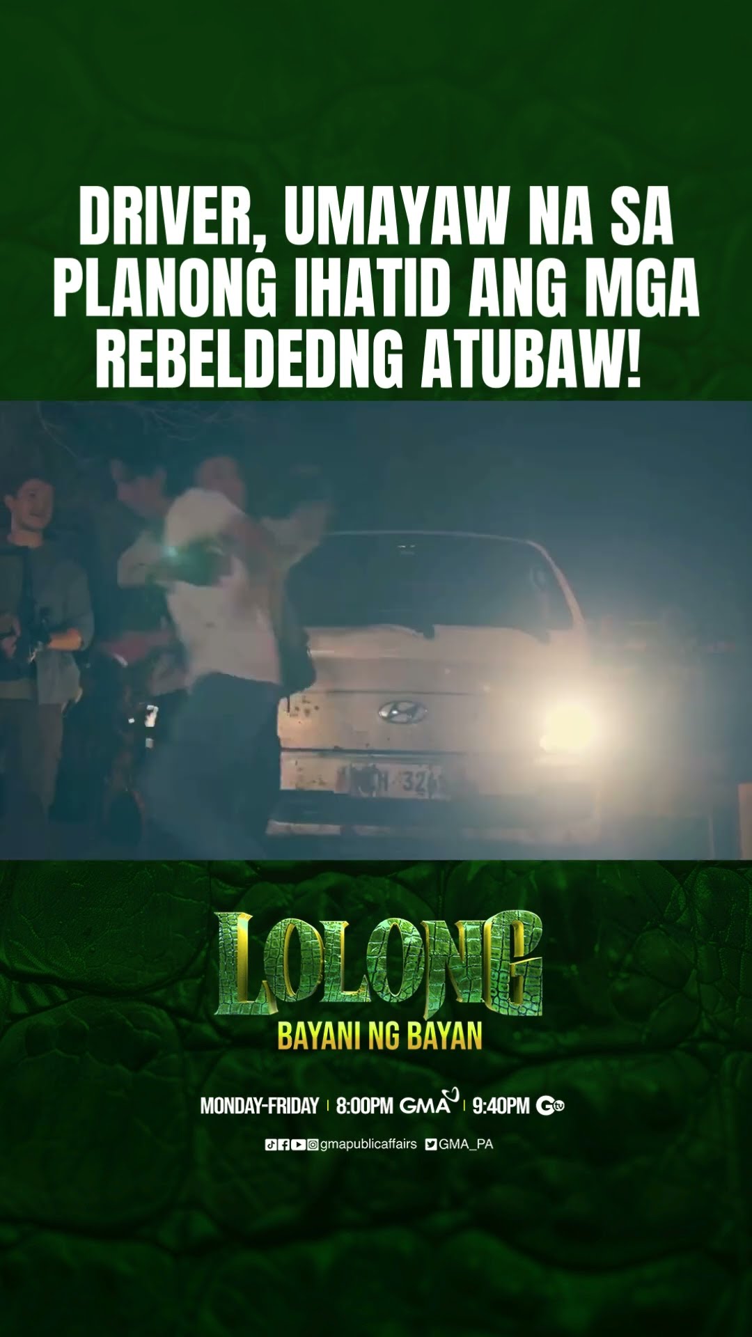 Driver, umayaw na sa planong ihatid ang mga rebeldeng Atubaw! | Lolong 2