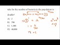 How to Find Doubling Time in Exponential Functions and Rearrange Rational Equations