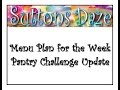 Menu Plan and Pantry Challenge Update