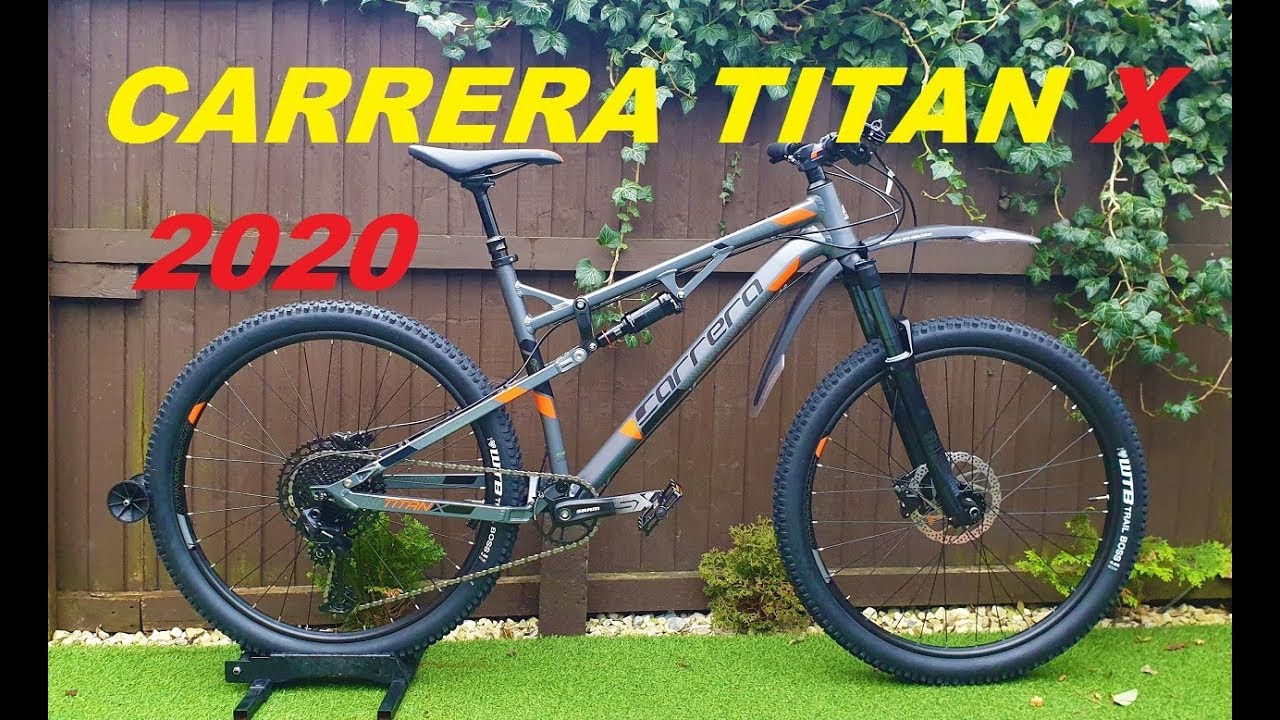 titan full suspension mountain bike