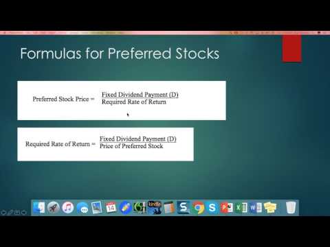 Calculating Preferred Stock Price and Required Rate of Return